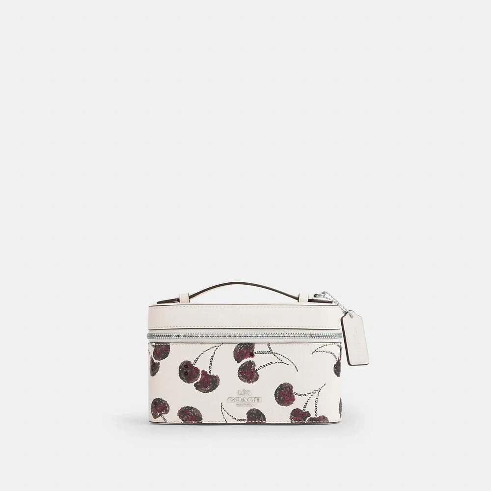 Coach Outlet Cosmetic Case With Cherry Print